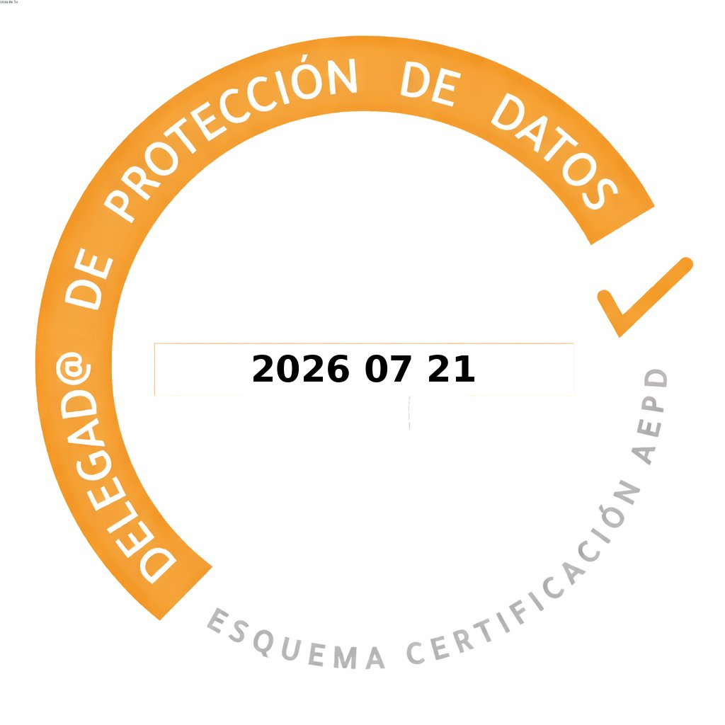 Insignia de certificación Delegado de Protección de Datos AEPD