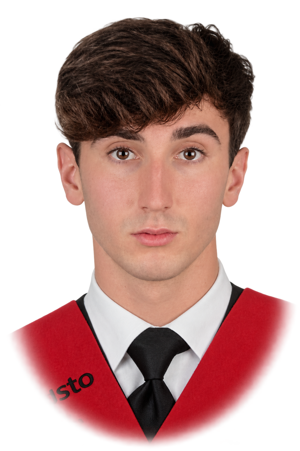 Retrato de graduación de Jon en la Universidad de Deusto